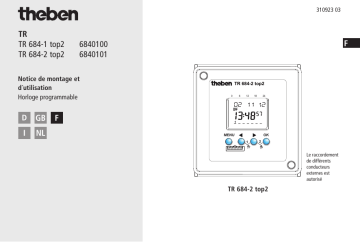 TR 684-2 top2 | THEBEN TR 684-1 top2 Mode d'emploi | Fixfr