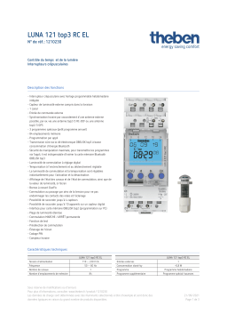 THEBEN LUNA 121 top3 RC EL Fiche technique