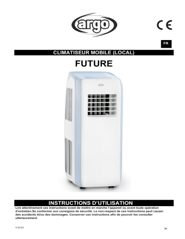 FUTURE               | Argo FUTURE PORTABLE AIR CONDITIONER Manuel utilisateur | Fixfr