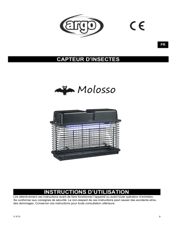 Argo MOLOSSO INSECT KILLER Manuel utilisateur | Fixfr