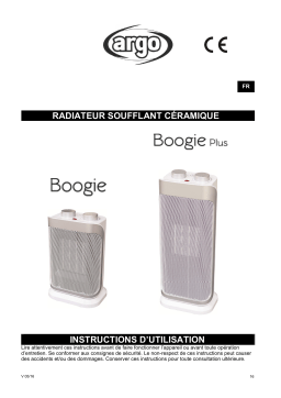 Argo BOOGIE ELECTRICAL HEATING Manuel utilisateur