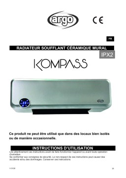 Argo KOMPASS ELECTRICAL HEATING Manuel utilisateur