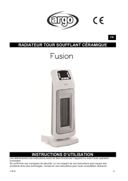 Argo FUSION ELECTRICAL HEATING Manuel utilisateur