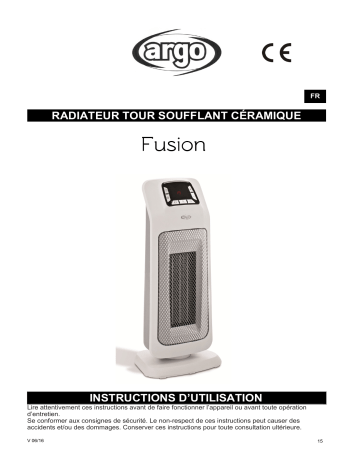 Argo FUSION ELECTRICAL HEATING Manuel utilisateur | Fixfr