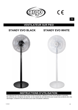 Argo STANDY EVO WHITE FAN Manuel utilisateur