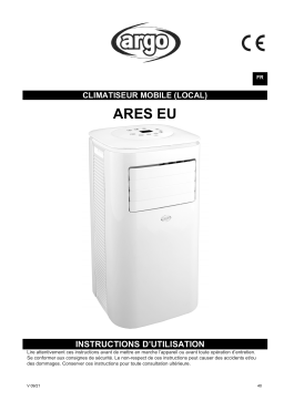 Argo ARES EU PORTABLE AIR CONDITIONER Manuel utilisateur