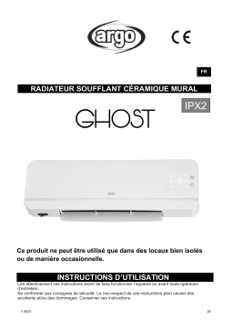 Argo GHOST ELECTRICAL HEATING Manuel utilisateur