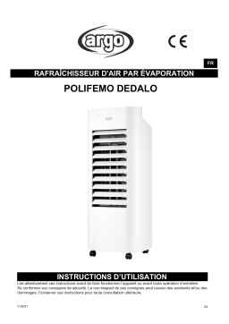 Argo POLIFEMO DEDALO AIR COOLER Manuel utilisateur