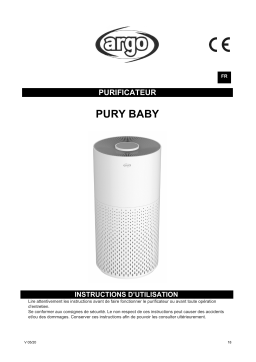 Argo PURY BABY AIR PURIFIER Manuel utilisateur