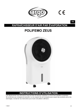 Argo POLIFEMO ZEUS AIR COOLER Manuel utilisateur