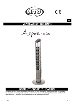 Argo ASPIRE TOWER FAN Manuel utilisateur