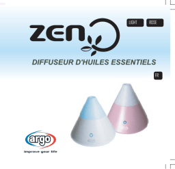 Argo ZENO LIGHT OIL ESSENTIAL DIFFUSER Manuel utilisateur