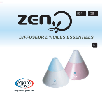 Argo ZENO LIGHT OIL ESSENTIAL DIFFUSER Manuel utilisateur | Fixfr