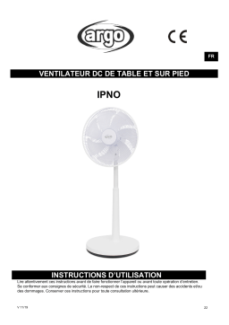 Argo IPNO FAN Manuel utilisateur