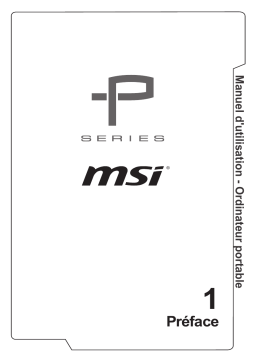 MSI MS-1799 PE72 7RE Manuel du propriétaire