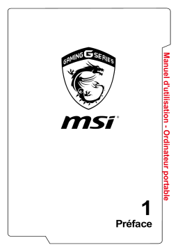 MSI MS-14A1 GS40 6QE Phantom Manuel du propriétaire