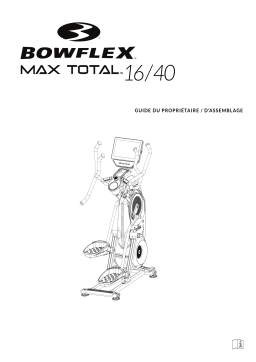 Bowflex Max Trainer Max Total 16 Manuel du propriétaire