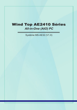 MSI MS-AE32 Wind Top AE2410 Manuel du propriétaire