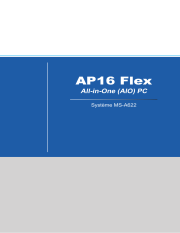 MSI MS-A622 AP16 Flex Manuel du propriétaire | Fixfr