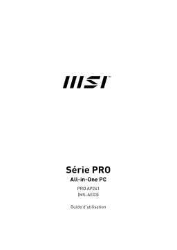 MSI MS-AE03 PRO AP241 11M Manuel du propriétaire