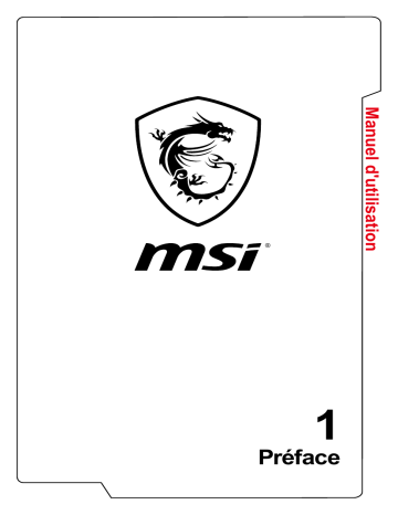 MSI MS-1T11 Vortex G65VR 7RF Manuel du propriétaire | Fixfr