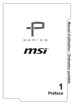 MSI MS-16H8 PX60 6QD Manuel du propriétaire