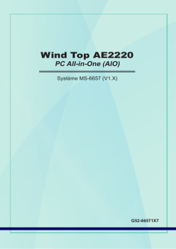 MSI MS-6657 Wind Top AE2220 Hi-Fi Manuel du propriétaire