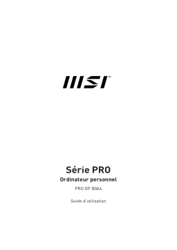 MSI MS-B0A4 PRO DP21 11M Manuel du propriétaire