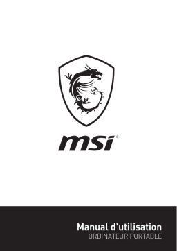 MSI MS-16K5 GS63 Stealth 8RE Manuel du propriétaire