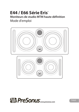 PRESONUS Eris E66 Dual 6.5-inch Active MTM Studio Monitors Manuel du propriétaire