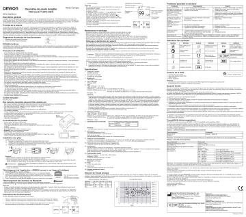 Omron Healthcare p300_intelli_it P300 Intelli IT Nebulisers & Wheeze Detector Manuel utilisateur | Fixfr