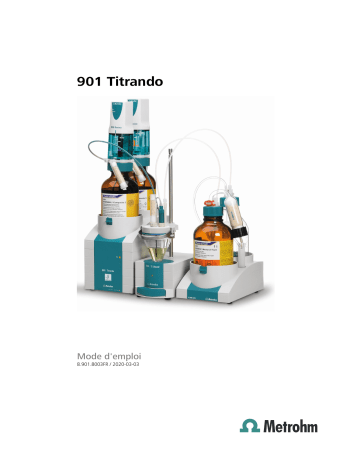 Metrohm 901 Titrando Manuel du propriétaire | Fixfr