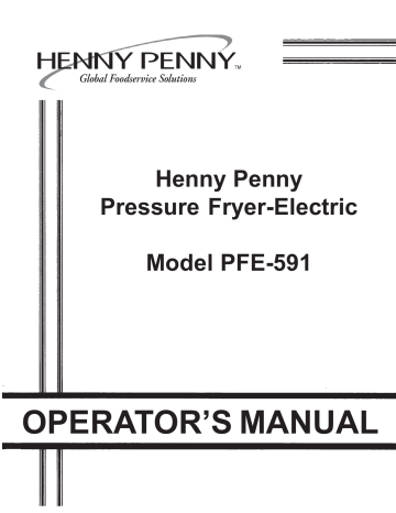 Henny Penny 591 Manuel utilisateur | Fixfr