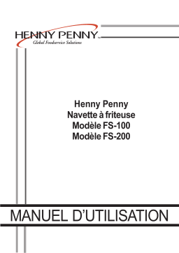 Henny Penny FS-100 Canadian Manuel utilisateur