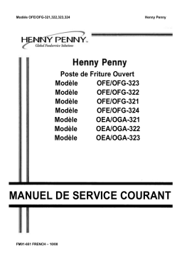 Henny Penny 32X Manuel utilisateur