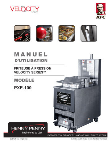 Henny Penny PXE-100 KFC Manuel utilisateur | Fixfr