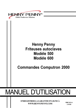 Henny Penny C2000 Manuel utilisateur