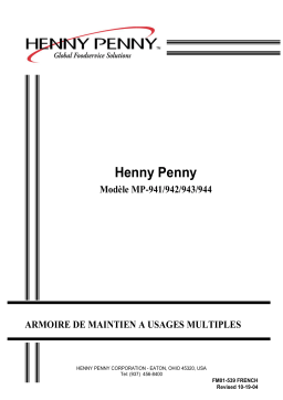 Henny Penny MP-94X Manuel utilisateur