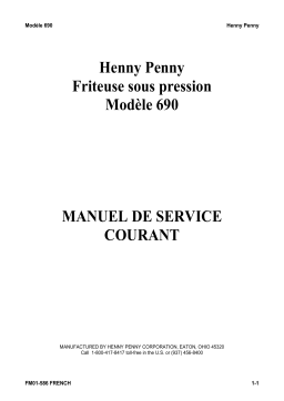 Henny Penny 690 Manuel utilisateur