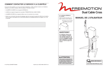 FreeMotion GZFM6024 FM DUAL CABLE CROSS BENCH Manuel utilisateur | Fixfr