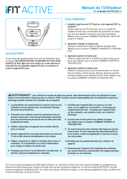 iFit IFACTIVE-INTL iFit Active Manuel utilisateur