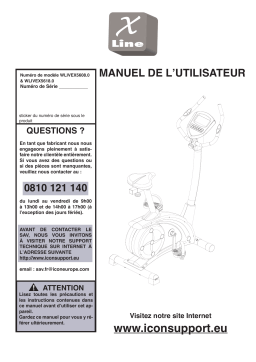 Weslo WLIVEX5618 BLX BIKE Manuel utilisateur