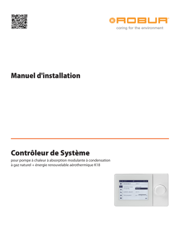 Robur K18 HEAT PUMP Installation manuel | Fixfr