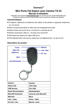 Technaxx Mini Keychain Manuel du propriétaire