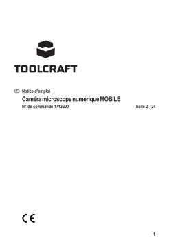 TOOLCRAFT TO-5139600 USB microscope Manuel du propriétaire