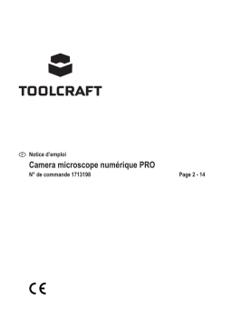 TOOLCRAFT TO-5139594 USB microscope 5 MP Digital zoom Manuel du propriétaire