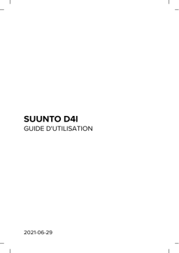 Suunto D4i Novo Mode d'emploi