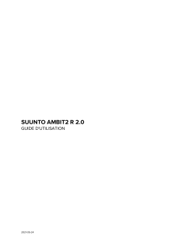 Suunto Ambit2 R Mode d'emploi