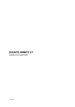 Suunto Ambit2 Mode d'emploi