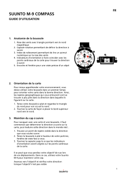 Suunto M-9/Black/Black/NH Mode d'emploi